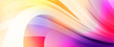 Renkli gradyan ile soyut arkaplan. Çizgili çizgili canlı duvar kâğıdı. Modern hareketin akışkan 2d çizimi.