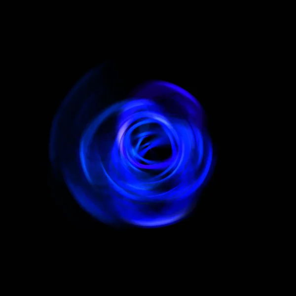 Spinning Rays Light Isolated Black Background Graphic Illustration Glowing Colorful — Stock Photo, Image