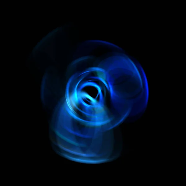Спінінгові Промені Світла Ізольовані Чорному Тлі Графічна Ілюстрація Сяючих Барвистих — стокове фото