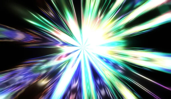 Explotion Glowing Star Dynamic Colorful Background Image Glow Lights Wallpaper — ストック写真