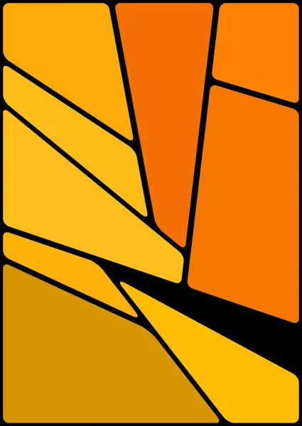 Красочная Иллюстрация Черным Пространством Абстрактный Геометрический Шаблон Мозаичный Фон Геометрические — стоковое фото