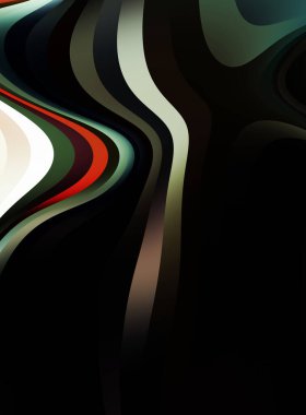 sıvı soyut arkaplan ve renkli gradyan. Modern hareketin 2d illüstrasyonu.