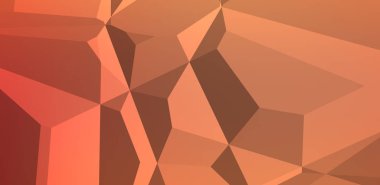 Çokgen arka plan. Geometrik tasarımlı renkli duvar kağıtları. Dijital 3d illüstrasyon.