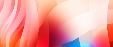 Renkli gradyan ile soyut arkaplan. Çizgili çizgili canlı duvar kâğıdı. Modern hareketin akışkan 2d çizimi.