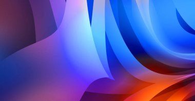 Renkli gradyan ile soyut arkaplan. Çizgili çizgili canlı duvar kâğıdı. Modern hareketin akışkan 2d çizimi.