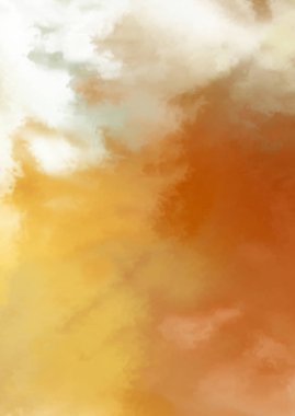 Beyaz arkaplanda soyut renkli suluboya. Dijital resim.