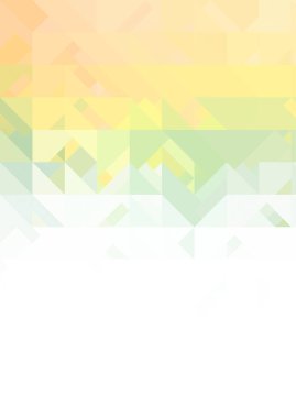 Beyaz arkaplanda kesişen şekiller dizaynı. Soyut minimalist duvar kağıdı. Renkli geometrik şablon.