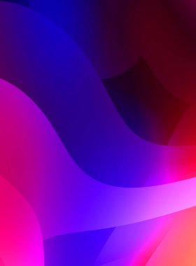 Renkli gradyan ile soyut arkaplan. Çizgili çizgili canlı duvar kâğıdı. Modern hareketin akışkan 2d çizimi.