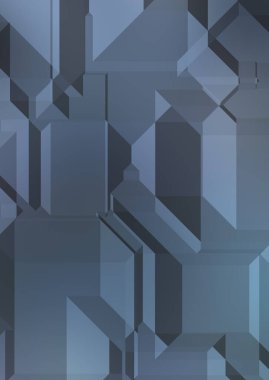 Çokgen arka plan. Geometrik tasarımlı renkli duvar kağıtları. Dijital 3d illüstrasyon.