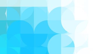 Dairesel şekillerin katmanları renkli ve canlı bir tasarım yaratıyor. Dairelerin sayısal çizimi. Gelecekçi tasarım şablonu.