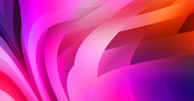 Renkli gradyan ile soyut arkaplan. Çizgili çizgili canlı duvar kâğıdı. Modern hareketin akışkan 2d çizimi.