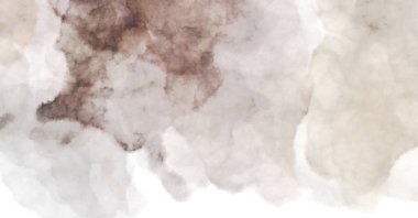 Suluboya arka planda lekeler ve lekelerle boyanmış. Fırça darbesi ile boyanmış. 2d Görüntü.