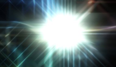 Işıl ışıl parlayan bir ışık. Enerjik enerji arka planı. Işığın ışınları ruhani bir ışıltıyla. Güzel duvar kağıdı.