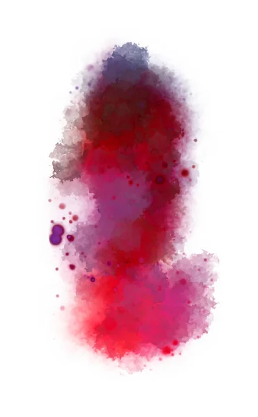 Watercolor Painted Background Blots Splatters Brush Stroked Painting Illustration — Stock Photo, Image