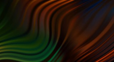 Kavisli çizgileri olan soyut bir arkaplan. Soyut ve gradyan renkte renkli çizimler. Çizgili desenli canlı dalga deseni.