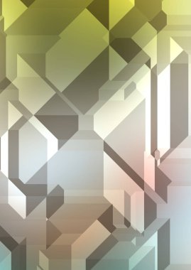 Çokgen arka plan. Geometrik tasarımlı renkli duvar kağıtları. Dijital 3d illüstrasyon.