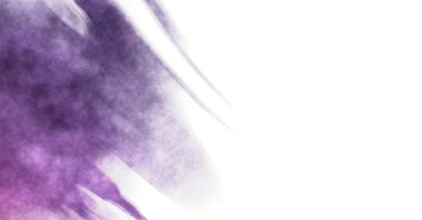 Beyaz arkaplanda soyut renkli suluboya. Dijital resim.