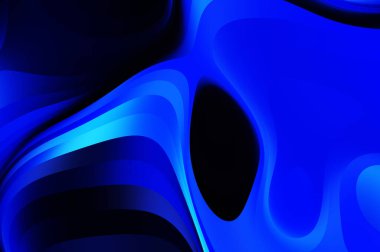 sıvı soyut arkaplan ve renkli gradyan. Modern hareketin 2d illüstrasyonu.