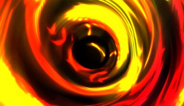 Parlayan ışıkları hareket ettirmenin havalı arka planı. Tasarımınız için canlı renkli bir portal şablonu. Işık ışınları ve hareket halindeki ışıldayan parçacıklar bir solucan deliği şekli oluşturuyor..