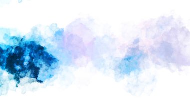 Suluboya arka planda lekeler ve lekelerle boyanmış. Fırça darbesi ile boyanmış. 2d Görüntü.