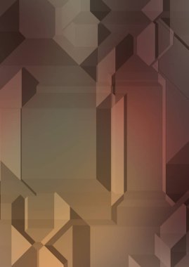 Çokgen arka plan. Geometrik tasarımlı renkli duvar kağıtları. Dijital 3d illüstrasyon.