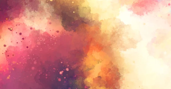 Watercolor Painted Background Blots Splatters Brush Stroked Painting Illustration — 스톡 사진