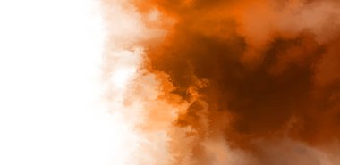 Beyaz arkaplanda soyut renkli suluboya. Dijital resim.