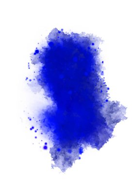 Suluboya arka planda lekeler ve lekelerle boyanmış. Fırça darbesi ile boyanmış. 2d Görüntü.