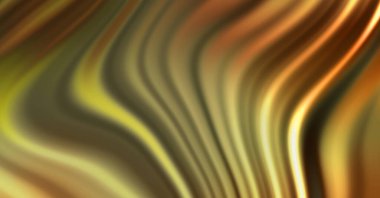 Kavisli çizgileri olan soyut bir arkaplan. Soyut ve gradyan renkte renkli çizimler. Çizgili desenli canlı dalga deseni.