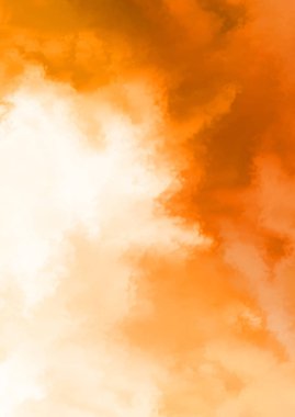 Beyaz arkaplanda soyut renkli suluboya. Dijital resim.