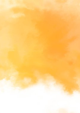 Beyaz arkaplanda soyut renkli suluboya. Dijital resim.