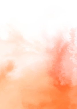 Beyaz arkaplanda soyut renkli suluboya. Dijital resim.