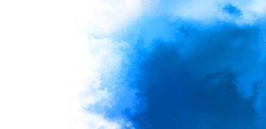 Beyaz arkaplanda soyut renkli suluboya. Dijital resim.