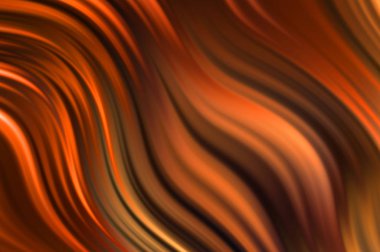 Kavisli çizgileri olan soyut bir arkaplan. Soyut ve gradyan renkte renkli çizimler. Çizgili desenli canlı dalga deseni.