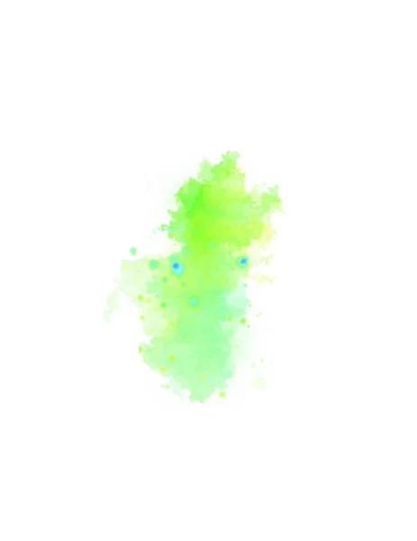 Watercolor Painted Background Blots Splatters Brush Stroked Painting Illustration — 스톡 사진