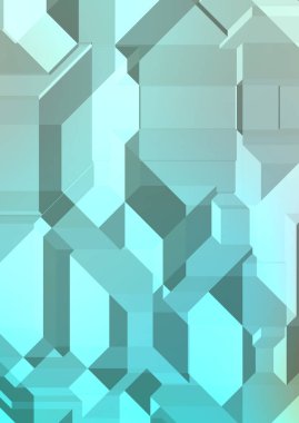 Çokgen arka plan. Geometrik tasarımlı renkli duvar kağıtları. Dijital 3d illüstrasyon.