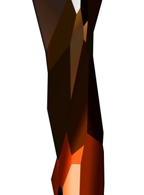 Soyut arkaplan. Üçgen 3d illüstrasyon çokgen sanat modeli tarzı. Geleceğin grafik geometrik tasarımı. Geometri dokusu fütürist dekorasyon. Moda ve canlı modern şablon