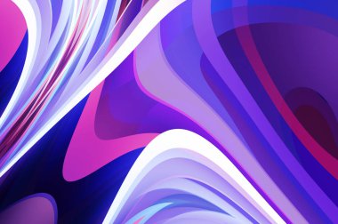 sıvı soyut arkaplan ve renkli gradyan. Modern hareketin 2d illüstrasyonu.