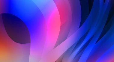 Renkli gradyan ile soyut arkaplan. Çizgili çizgili canlı duvar kâğıdı. Modern hareketin akışkan 2d çizimi.