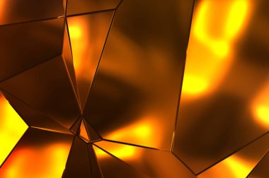 Soyut arkaplan. Lüks Metal Paneller Geometrik Desen. Cazibe Moda Arkaplanı. 3 boyutlu illüstrasyon. Yansıtıcı ve parlak, lüks duvar kağıdı. Parlak, renkli ve canlı doku duvarı.