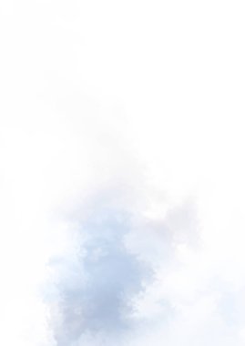 Beyaz arkaplanda soyut renkli suluboya. Dijital resim.