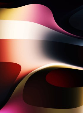 sıvı soyut arkaplan ve renkli gradyan. Modern hareketin 2d illüstrasyonu.