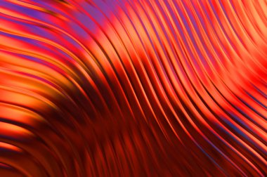 Soyut arkaplan. Renkli dalgalı tasarım duvar kâğıdı. Grafik illüstrasyon.