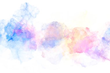 Suluboya arka planda lekeler ve lekelerle boyanmış. Fırça darbesi ile boyanmış. 2d Görüntü.