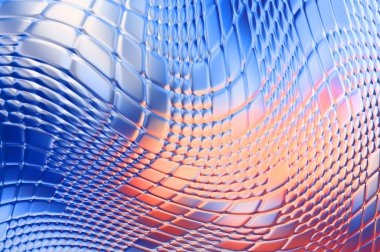 Soyut arkaplan. Renkli dalgalı tasarım duvar kağıdı. yaratıcı grafik 2D çizim. Dinamik şekilli modaya uygun sıvı örtüsü.