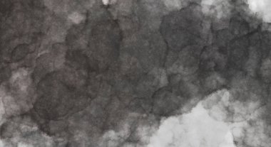 Suluboya arka planda lekeler ve lekelerle boyanmış. Fırça darbesi ile boyanmış. 2d Görüntü.