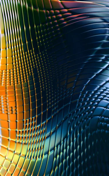 抽象的な背景 カラフルな波状デザインの壁紙 創造的なグラフィック2次元イラスト ダイナミックな形状の流れを持つ流体カバー — ストック写真