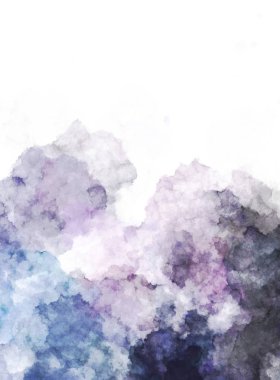 Suluboya arka planda lekeler ve lekelerle boyanmış. Fırça darbesi ile boyanmış. 2d Görüntü.