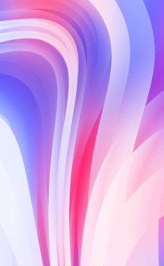 Renkli gradyan ile soyut arkaplan. Çizgili çizgili canlı duvar kâğıdı. Modern hareketin akışkan 2d çizimi.