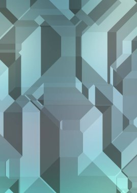 Çokgen arka plan. Geometrik tasarımlı renkli duvar kağıtları. Dijital 3d illüstrasyon.